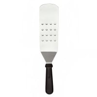 Browne Turner, 8 x 2 3/4" Blade, Perforated, Stainless,  ABS Plastic Handle, Black (5744319)
