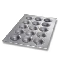Chicago Metallic Large Muffin/Mini Cake Pan, Makes (15) 4 1/10" Cakes, AMERICOAT Glazed 22 ga Aluminized Steel (43035)