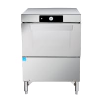 Hobart LXGNR-1 High Temp Undercounter Glass Washer w/ 30 Racks/hr Capacity - Built-in Booster, 12...