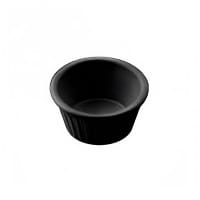 American Metalcraft MRF250BL 2 1/2 oz Melamine Ramekin, Black
