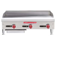 American Range ARMG-36 36" Gas Griddle - Manual, 3/4" Steel Plate, Liquid Propane