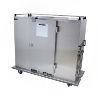 Cres Cor EB-150XX Heated Banquet Cart - (180) Plate Capacity, Stainless, 120v