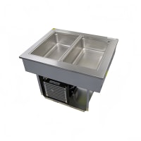 Delfield 8132-EFP 32" Drop-In Refrigerator w/ (2) Pan Capacity - Cold Wall Cooled, 115v