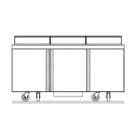 Delfield 4472NP-12 72" Sandwich/Salad Prep Table w/ Refrigerated Base, 115v