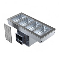 Delfield 8159-EFP 59" Drop-In Refrigerator w/ (4) Pan Capacity - Cold Wall Cooled, 115v