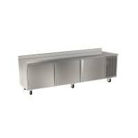 Delfield 18691BSTMP 91" Worktop Refrigerator w/ (3) Sections, 115v