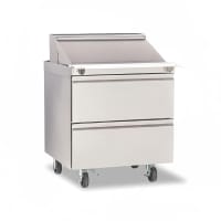 Delfield D4427NP-9M 27" Mega Top Sandwich/Salad Prep Table w/ Refrigerated Base, 115v