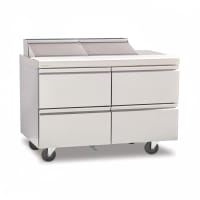 Delfield D4448NP-18M 48" Mega Top Sandwich/Salad Prep Table w/ Refrigerated Base, 115v