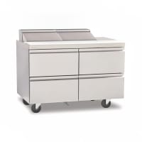 Delfield D4460NP-12 60" Sandwich/Salad Prep Table w/ Refrigerated Base, 115v
