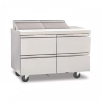 Delfield D4464NP-12 64" Sandwich/Salad Prep Table w/ Refrigerated Base, 115v