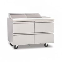 Delfield D4460NP-12M 60" Mega Top Sandwich/Salad Prep Table w/ Refrigerated Base, 115v
