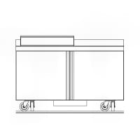 Delfield ST4460NP-8 60" Sandwich/Salad Prep Table w/ Refrigerated Base, 115v