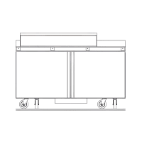 Delfield ST4464NP-18M 64" Mega Top Sandwich/Salad Prep Table w/ Refrigerated Base, 115v