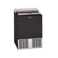 Perlick FR24RT-3 1 Section Glass Chiller w/ 90 Mug Capacity, Black, 120v