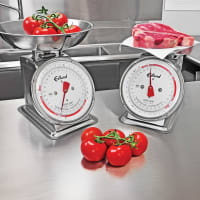 Edlund HD-2 DP Dial Type Portion Scale w/ Air Dashpot &amp; Sloped Face, Top Load, Stainless