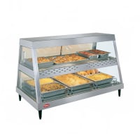 Hatco GRHD-3PD 45 1/2" Full Service Countertop Heated Display Case  - (2) Shelves, 120v