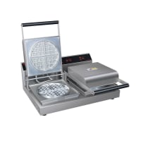 Hatco RWM-2B Double Classic Belgian Waffle Maker w/ Cast Aluminum Grids, 1800W