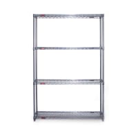 Eagle Group S4-63-1836V 36" NSF 4-Tier Heavy-Duty Epoxy Coated Wire Shelving Unit - 18"W, 63"H