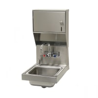 Advance Tabco 7-PS-84-1X Wall Mount Hand Sink w/ 9"L x 9"W x 5"D Bowl, Towel &...