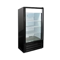 Excellence Industries 25 5/8" VR Series One Section Glass Door Merchandiser - (1) Right Hing...
