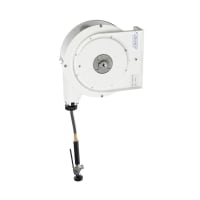 Fisher 29851 30 ft Closed Hose Reel Assembly w/ Wall Mount Spray Valve - 1/2" NPT