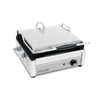Eurodib SFE02345-120 Single Commercial Panini Press w/ Cast Iron Grooved Plates, 120v