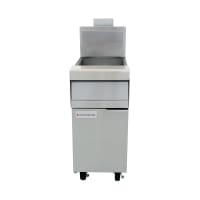 Frymaster MJ140 Gas Fryer - (1) 40 lb Vat, Floor Model, Natural Gas