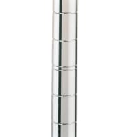 Metro 74P 74 1/2" Super Erecta® Shelving Post w/ 2" Number Increments, Chrome