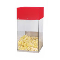 Gold Medal 5508 Popcorn Crisper w/ Single Lamp Warmer &amp; Lexan Cabinet, 120v