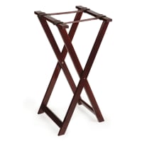 GET 31 1/2" Tray Stand, Hardwood, Mahogany (TSW-103)