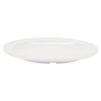 GET 8" Round Melamine Lunch Plate, White (DP-508-W)