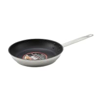 Winco SSFP-9NS 9 1/2" Non Stick Steel Frying Pan w/ Solid Metal Handle