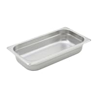 Winco SPJH-302 Third Size Steam Pan, Stainless
