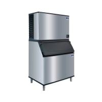Manitowoc Ice IDT1900W/D970 1900 lb Indigo NXT™ Full Cube Ice Machine w/ Bin - 882 lb Storage, Wa...