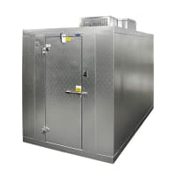 Norlake KLB741010-C 10' x 10' Indoor Walk-In Cooler w/ Top-Mounted Compressor - No Floor