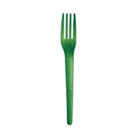 Eco Products 7" Plantware® Disposable Fork - PLA, Green (EP-S017G)