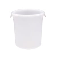 Rubbermaid FG572100WHT 4 qt Round Storage Container - White Poly
