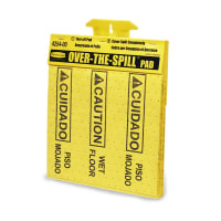 Rubbermaid FG425400YEL Over-the-Spill Pad Tablet - "Caution Wet Floor" 16 1/2x14"...