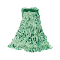 Rubbermaid FGD21206GR00 Medium Super Stitch® Wet Mop Head - 4 Ply Cotton/Synthetic Blend, 1"...