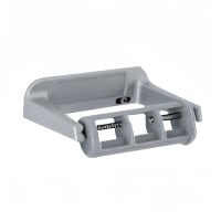 Gamco 813NRC Surface Mounted Single Roll Toilet Tissue Holder Without Roll Control - Die-Cast Alu...