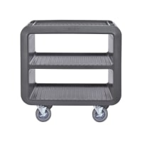 Cambro SC230131 37 1/2" Beverage Service Cart, 22"D x 37 1/4" H, Dark Brown