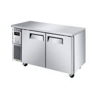 Turbo Air JUR-60S-N6 59" W Undercounter Refrigerator w/ (2) Section & (2) Door, 115v