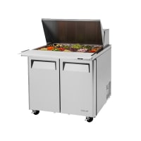 Turbo Air MST-36-15-N6 36" M3 Series Mega Top Sandwich/Salad Prep Table w/ Refrigerated Base...
