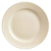 Libbey PWC-50 12" Round Rolled Edge Plate - Stoneware, Princess White