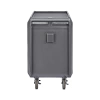Cambro SC330S615 37 1/2" Beverage Service Cart, 22"D x 37 1/4" H, Charcoal Gray