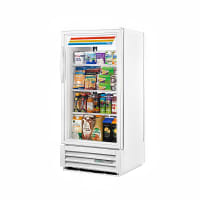 True GDM-10PT-HC~TSL01 24 7/8" GDM Series One Section Pass Thru Glass Door Merchandiser - (1) Right Hinge Door, White, 115v