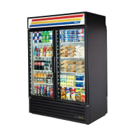 True GDM-49RL-HC~TSL01 54 1/8" GDM Series Two Section Glass Door Merchandiser - (2) Left/Rig...