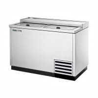 True T-50-GC-S-HC 2 Section Glass Chiller w/ 250 Mug Capacity, Stainless, 115v