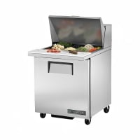 True TSSU-27-12M-B-HC ADA 27" TSSU Series Mega Top Sandwich/Salad Prep Table w/ Refrigerated Base, 115v
