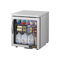 True TUC-27G-HC~FGD01-LP 27" Undercounter Refrigerator w/ (1) Section &amp; (1) Door, 115v